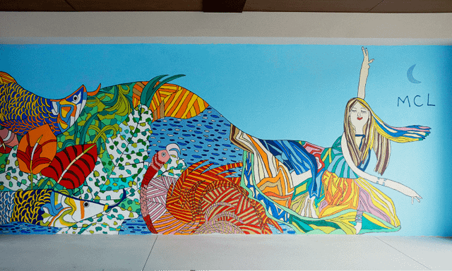 この世に生を受ける赤ちゃんとお母さんを、ことほぐアート